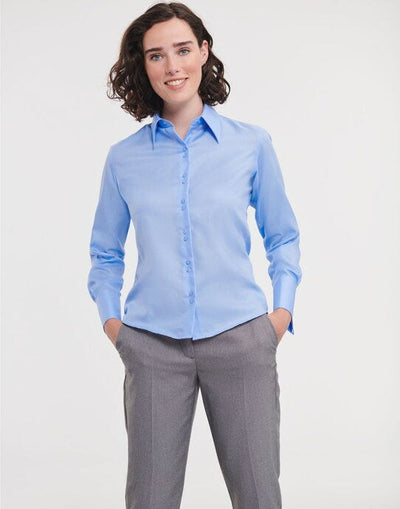 Russell Athletic Collection 956F Russell Collection Lady LS NonIron Shirt