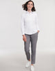 Russell Athletic Collection 962F Russell Collection Lady LS H'Bone Shirt