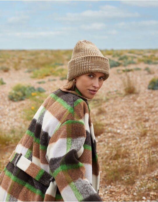 Beechfield B330R Chunky Knitted Patch Beanie