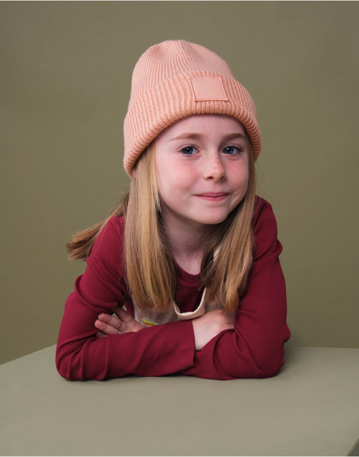 Product image of Beechfield B336B Kids Cuff Tonal Patch Beanie