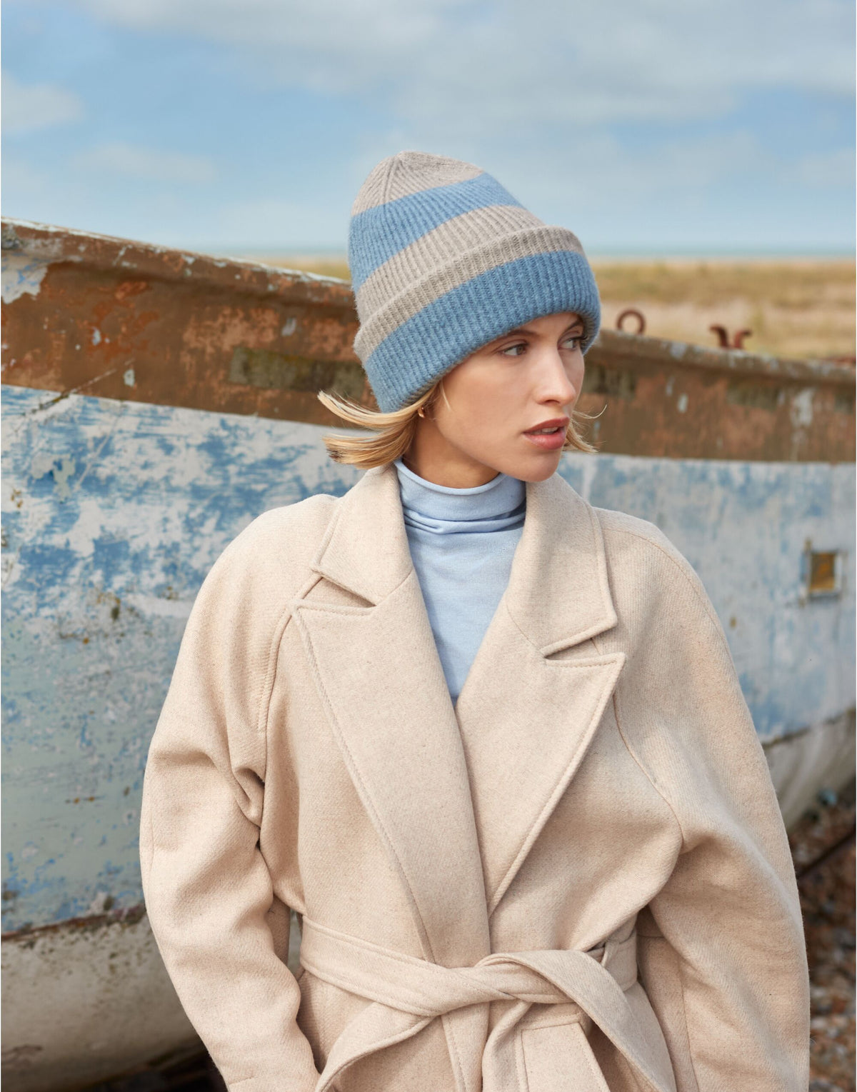 Product image of Beechfield B391R Colour Block Beanie