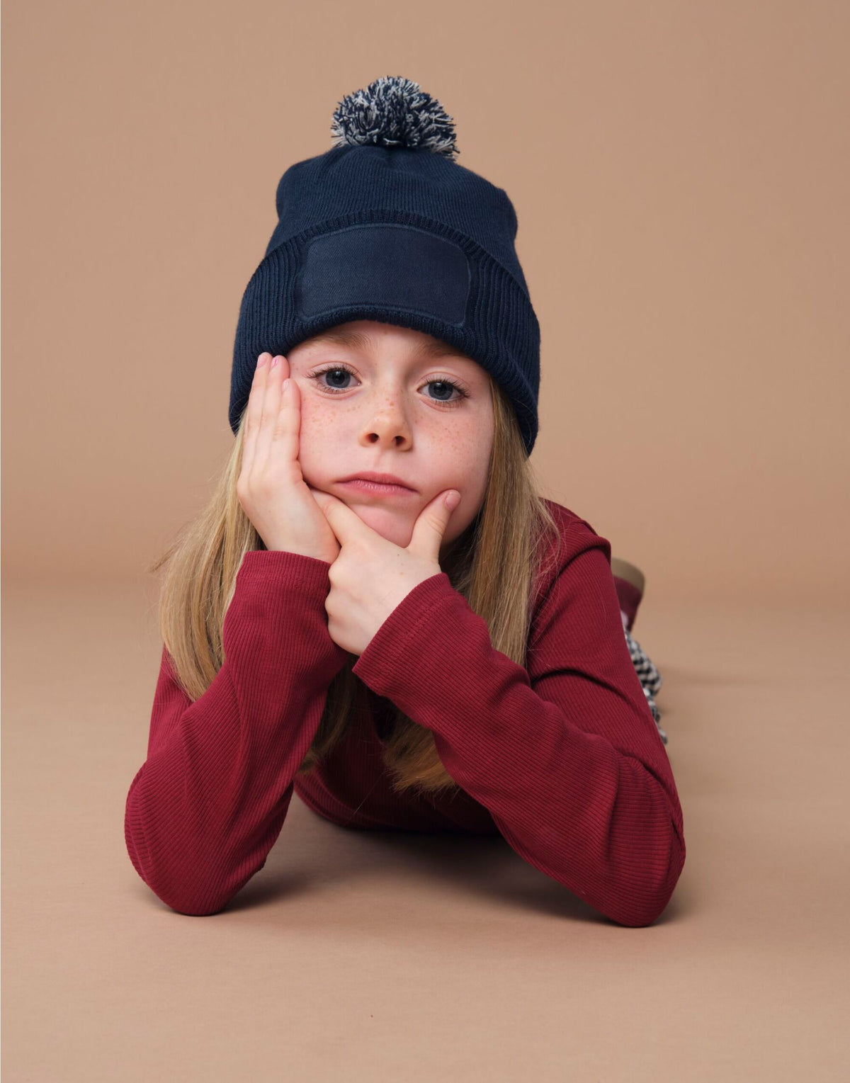 Product image of Beechfield B443B Kids Snowstar Patch Beanie