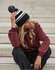 Product image of Beechfield B473R Striped Fan Beanie