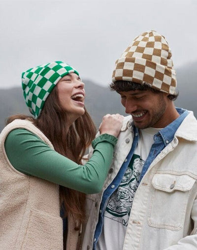 Beechfield B531 Checkerboard Beanie