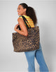 Product image of Bagbase BG194 Leopard Print Carryall Tote Bag