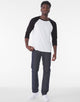 Product image of Bella + Canvas CA3200 Canvas Unisex 3/4 Sleeve Baseball Tee