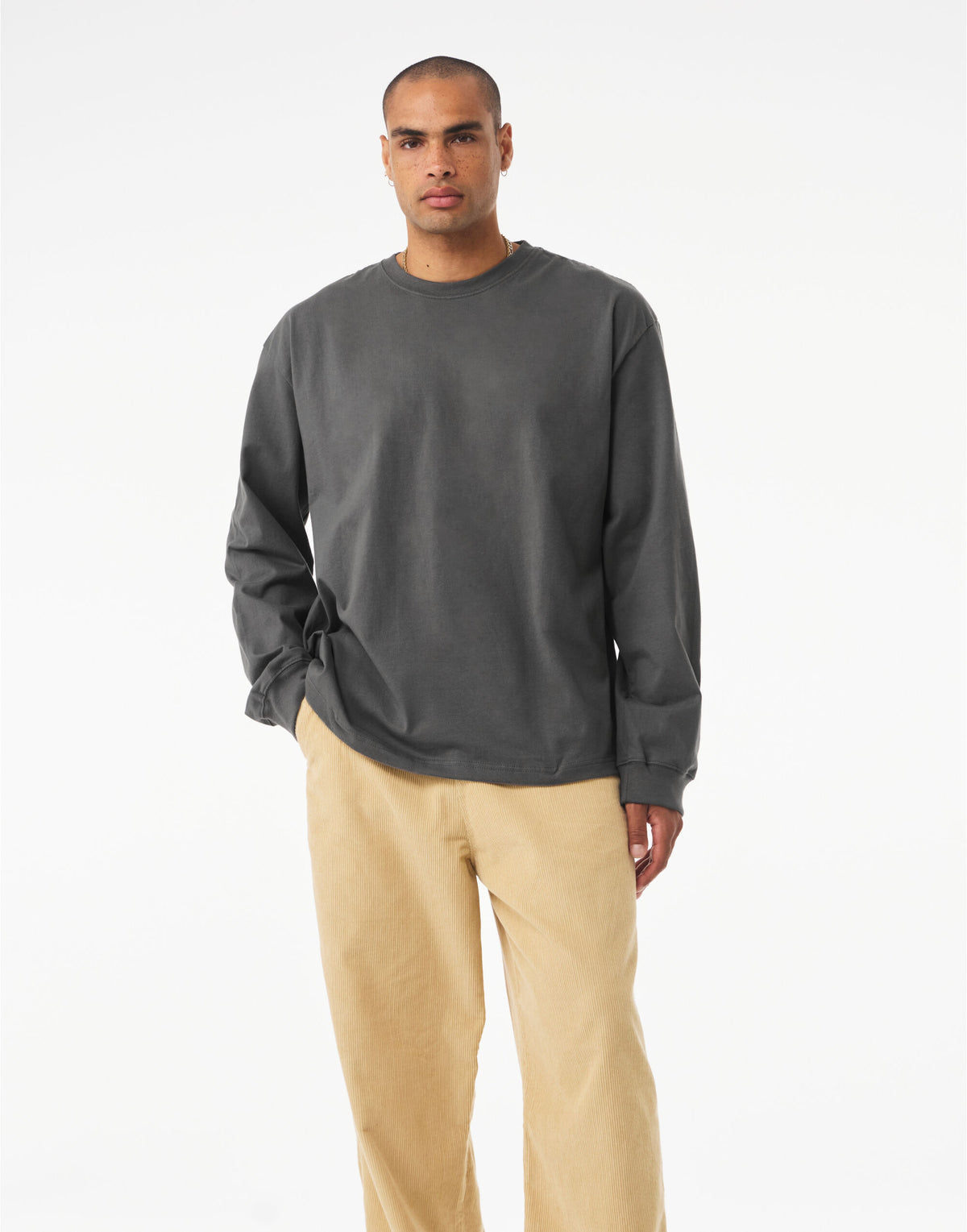 Product image of Bella + Canvas CA4651 Heavyweight LS Tee