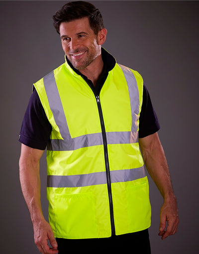 Yoko HV008F Hi-Vis Reversible Fleece Vest