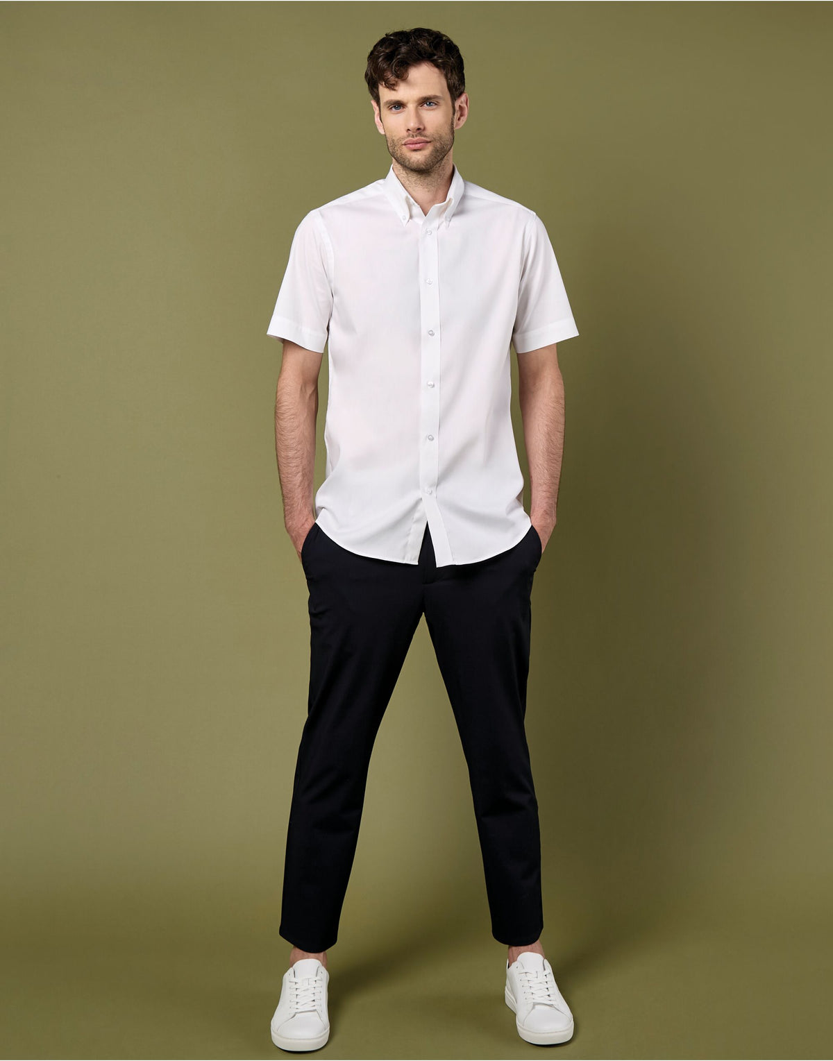 Product image of Kustom Kit KK187 Mens SS Tailored Oxford Shirt