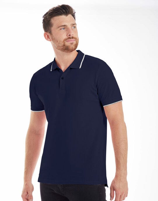 Mantis M191 The Mens Tipped Polo