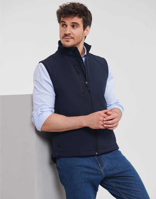 Russell Athletic R141M Russell Mens Softshell Gilet