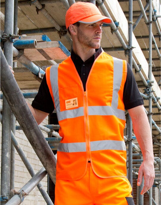 Result Safeguard R202X Result Safe-Guard Zip Safety Tabard