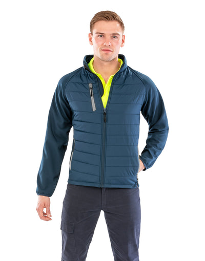 Result Recycled R237X Result Black Compass Softshell Jacket
