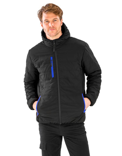 Result Recycled R240X Result Black Compass Padded Winter Jkt