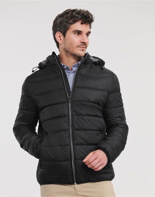 Russell Athletic R440M Russell Mens Hooded Nano Jacket