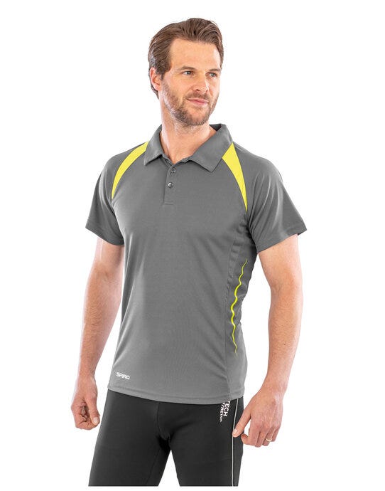 Spiro S177M Mens Team Spirit Polo Shirt
