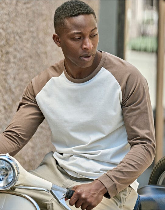 Tee Jays TJ1170 Unlabeled Baseball Tee