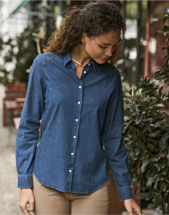 Tee Jays TJ4005 Ladies Denim Shirt