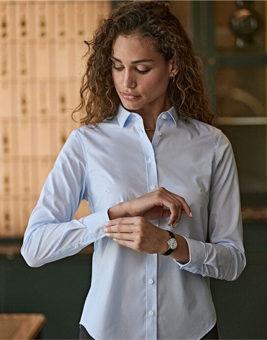 Tee Jays TJ4025 Ladies Stretch Luxury Shirt