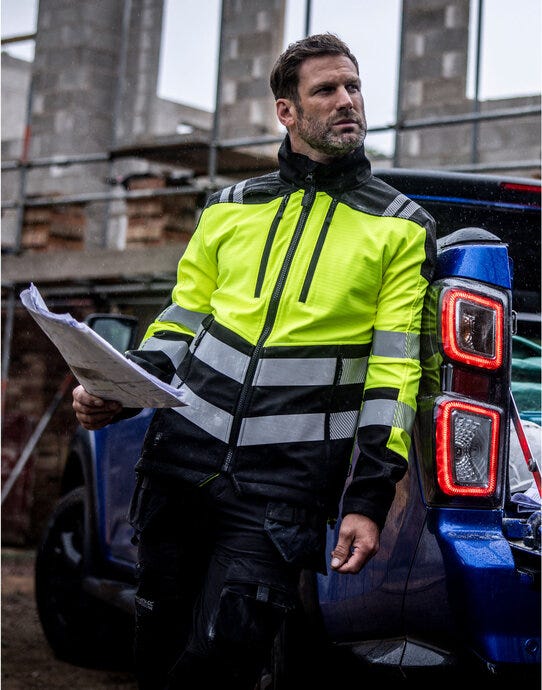 Regatta High Visibility TRA760 Regatta Hi-Vis X-Pro 3 Layer Softshell