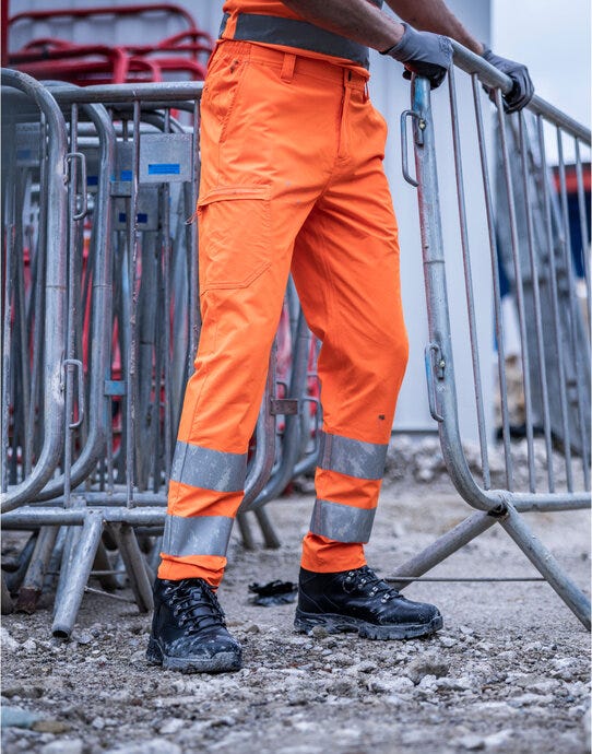 Regatta High Visibility TRJ629R Regatta Hi-Vis Pro Contract Stretch Trsr
