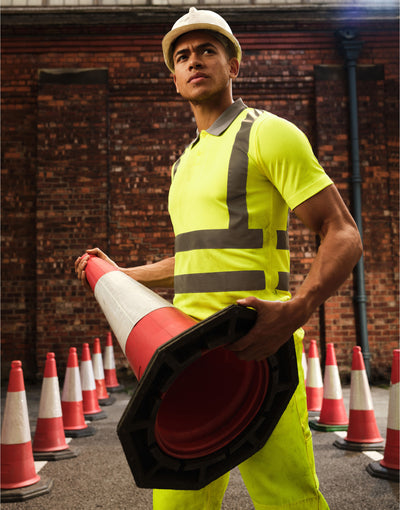 Regatta High Visibility TRS271 Regatta Hi-Vis Pro Contract Polo Shirt