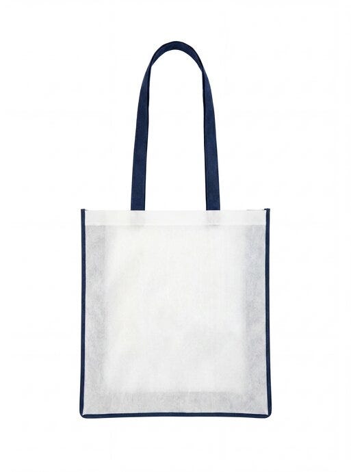 United Bags UB4070 UB Edge Non Woven Two Tone Shopper