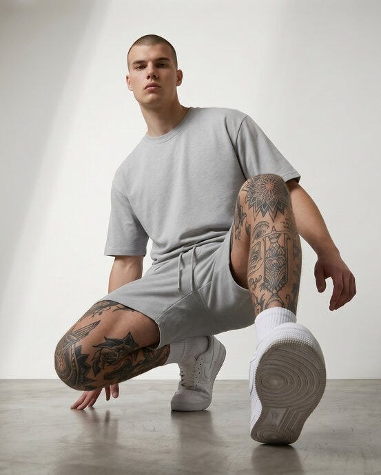 UCC Label Free Collection UCC364 Organic Shorts