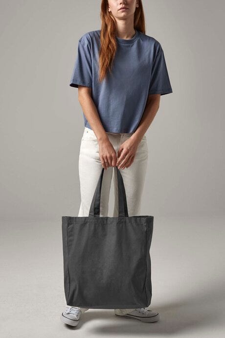 Westford Mill W108 Canvas Classic Shopper