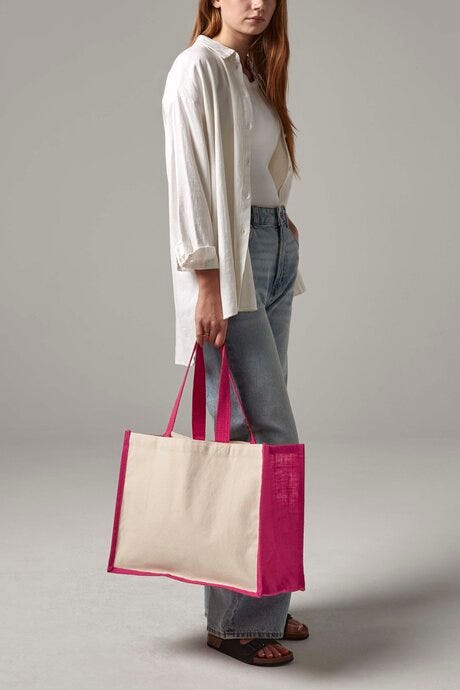 Westford Mill W422 Printers Jute Shopper