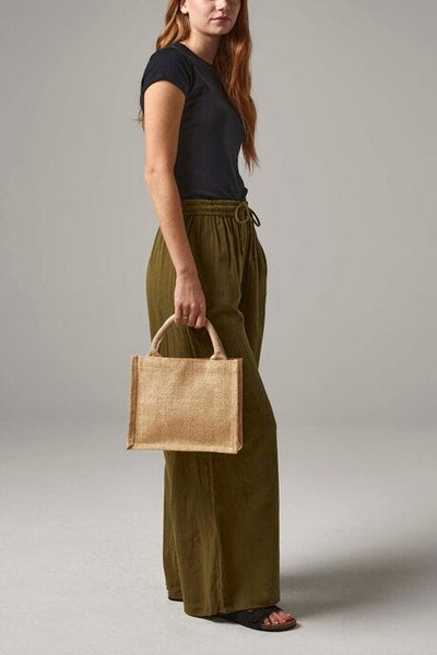 Westford Mill W431 Shimmer Jute Mini Gift Bag