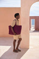 Westford Mill W696 Oversized Canvas Tote Bag