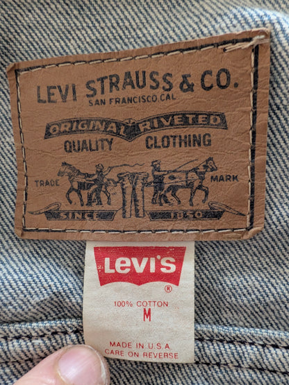 Levi’s Denim Jacket M USA Made Vintage Disney Totally Minnie - USASTARFASHION
