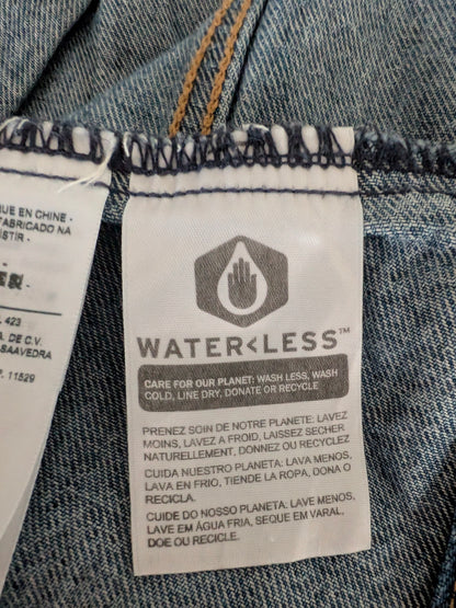 Levi’s Premium Water&lt;Less Denim Trucker Jacket – Light Blue – Size M - USASTARFASHION