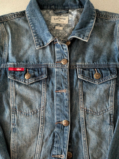 Lee Cooper Denim Jacket – Size 10 – Classic Blue - USASTARFASHION