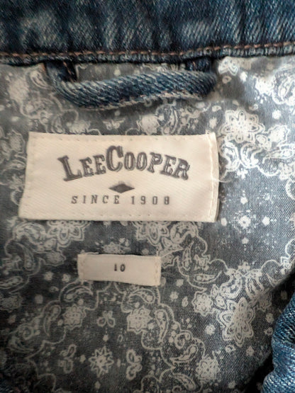 Lee Cooper Denim Jacket – Size 10 – Classic Blue - USASTARFASHION