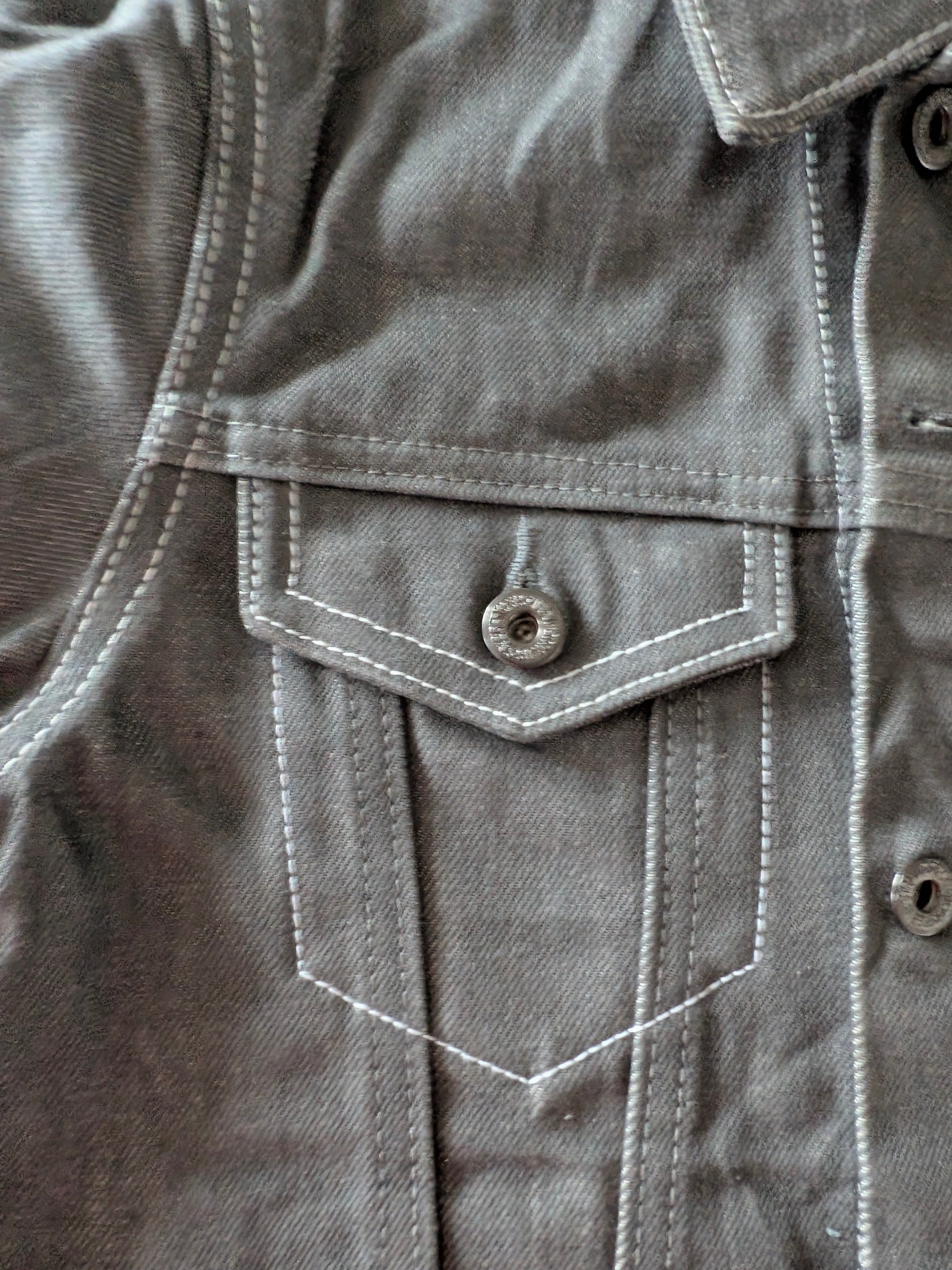 Levi’s Kids Grey Denim Trucker Jacket – Size M (10–12 Yrs) – Grade A - USASTARFASHION