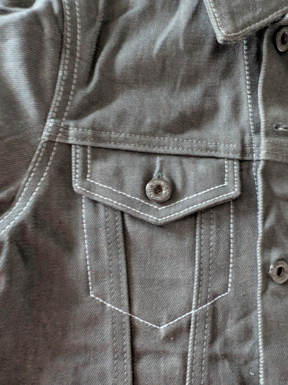 Levi’s Kids Grey Denim Trucker Jacket – Size M (10–12 Yrs) – Grade A - USASTARFASHION