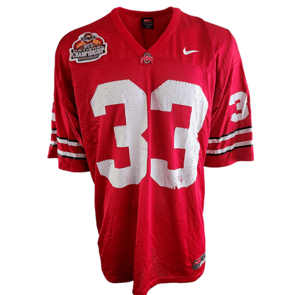 Nike Ohio State Buckeyes 33 BCS Championship Jersey - Size XXL - USASTARFASHION