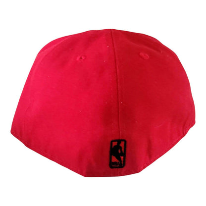 Chicago Bulls Cap New Era 59FIFTY Fitted Size 7 3/8 with Textured Black Visor - USASTARFASHION