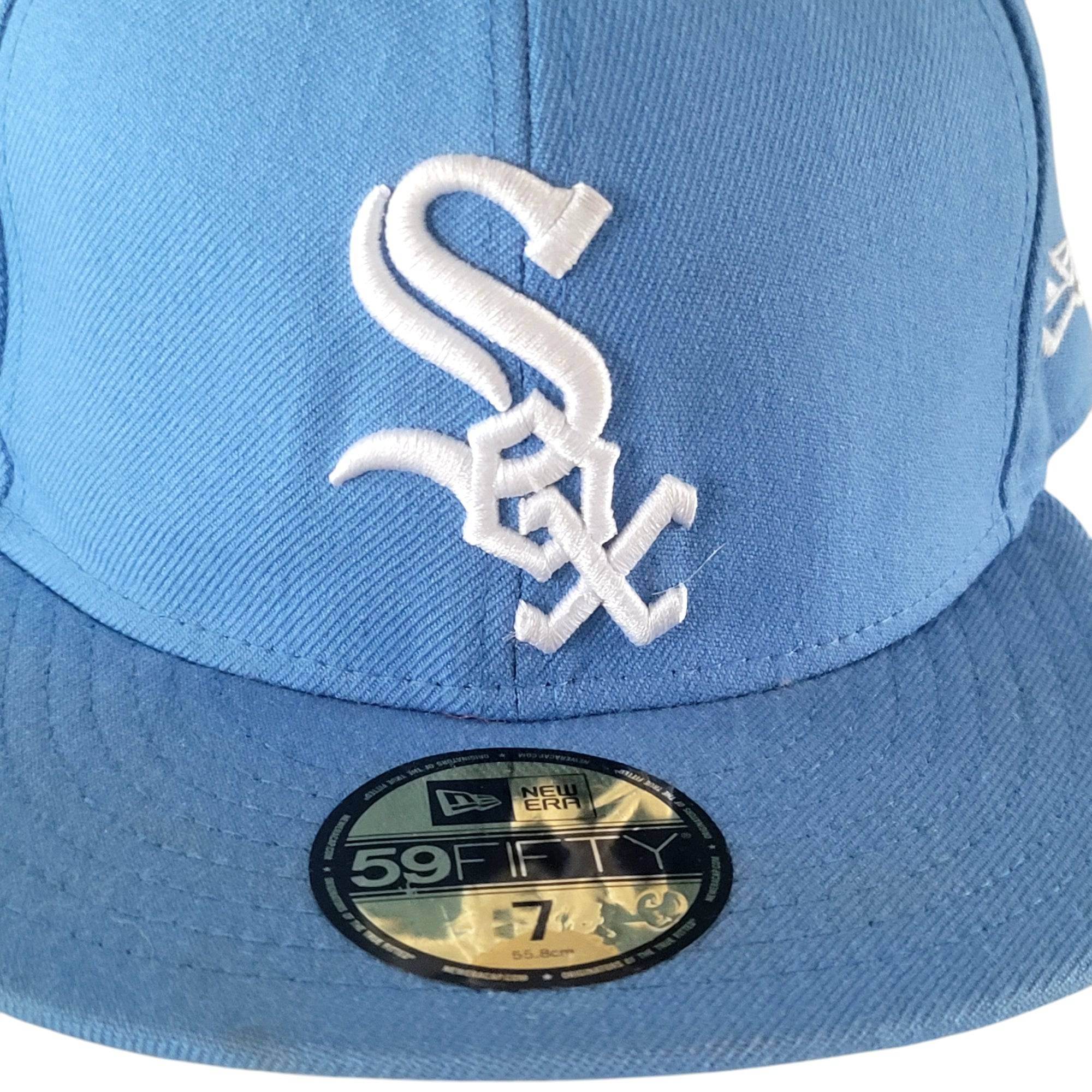 New Era 59FIFTY Chicago White Sox Cap - Light Blue Fitted Hat with Embroidered Logo - USASTARFASHION