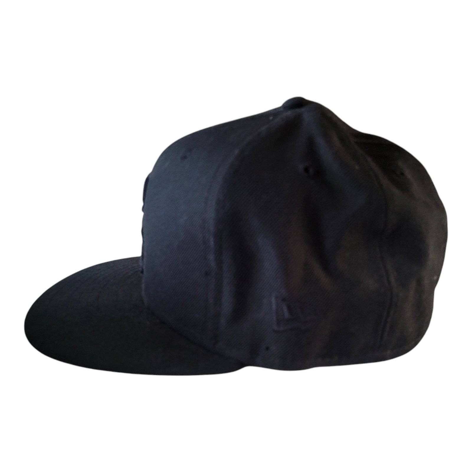 Vintage Era Cooperstown Collection Black Fitted Cap 7 1/4 (57.7 cm) - USASTARFASHION