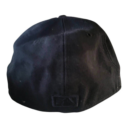 Vintage Era Cooperstown Collection Black Fitted Cap 7 1/4 (57.7 cm) - USASTARFASHION