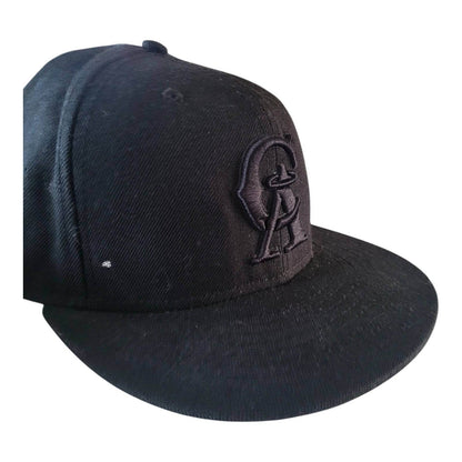 Vintage Era Cooperstown Collection Black Fitted Cap 7 1/4 (57.7 cm) - USASTARFASHION