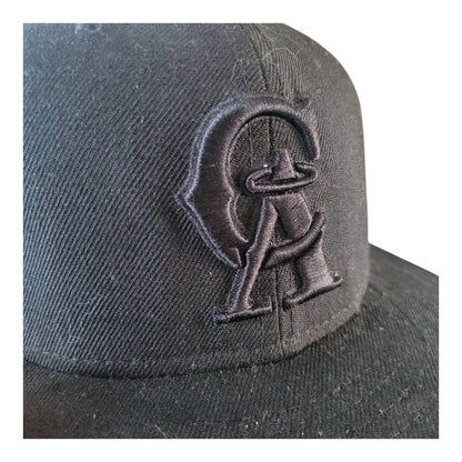Vintage Era Cooperstown Collection Black Fitted Cap 7 1/4 (57.7 cm) - USASTARFASHION