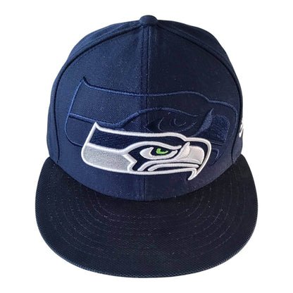 Vintage Seattle Seahawks New Era 59FIFTY Cap 7 1/8 (56.8cm) - USASTARFASHION