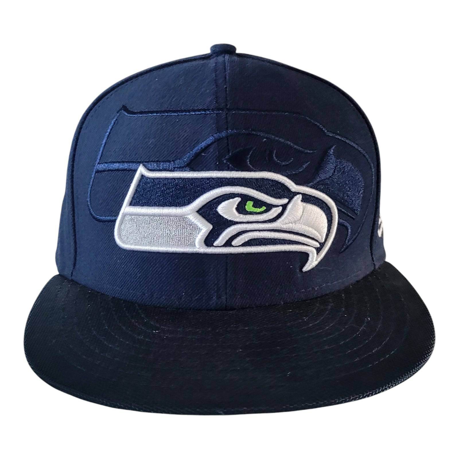 Vintage Seattle Seahawks New Era 59FIFTY Cap 7 1/8 (56.8cm) - USASTARFASHION