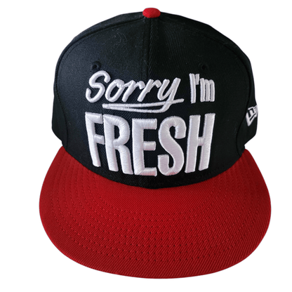 Vintage New Era "Sorry I'm Fresh" 9Fifty Snapback Hat - USASTARFASHION