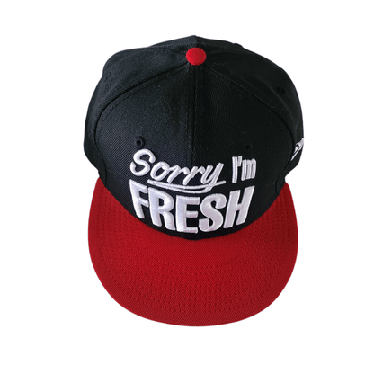 Vintage New Era "Sorry I'm Fresh" 9Fifty Snapback Hat - USASTARFASHION