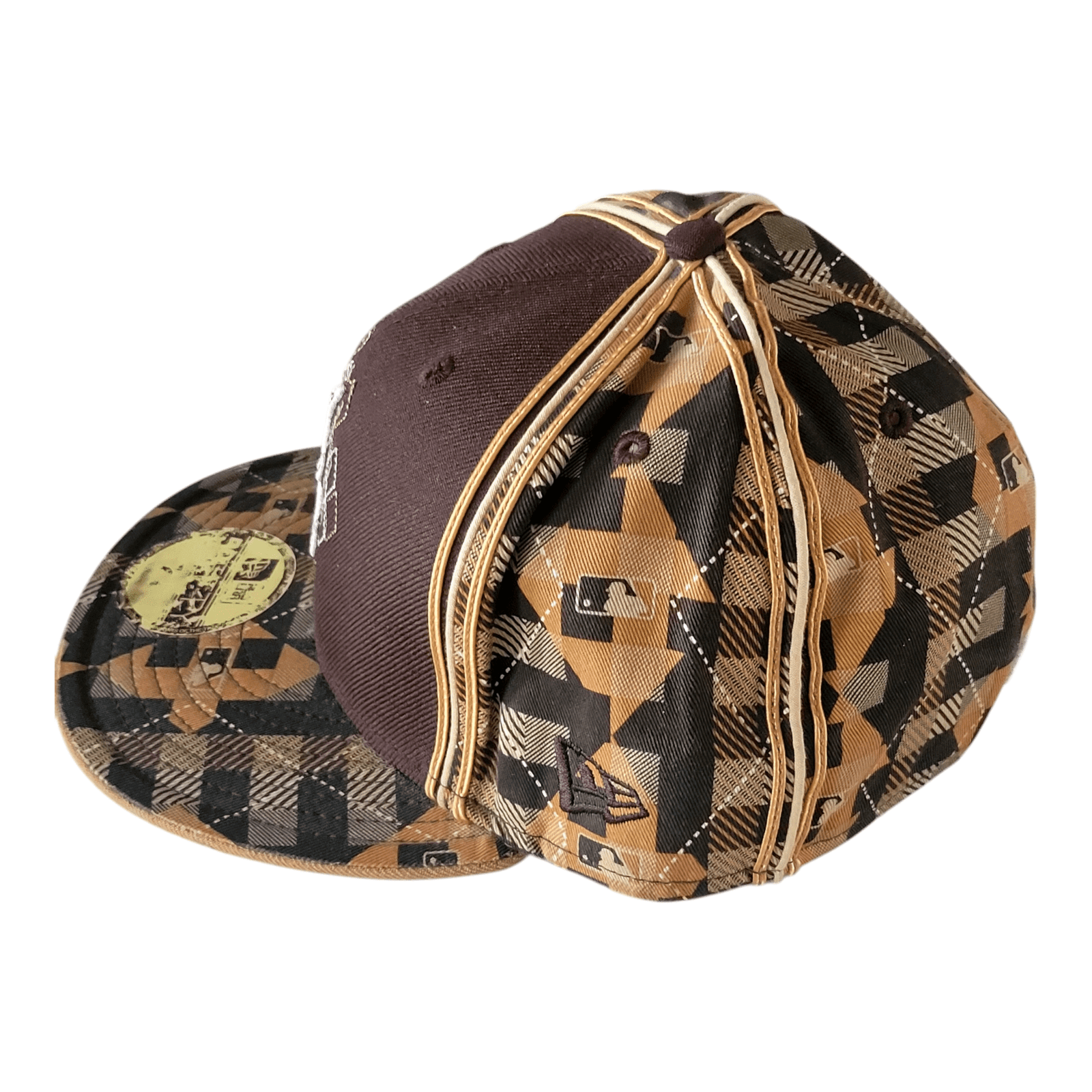 Atlanta Braves New Era Geometric 59FIFTY Cap 7 3/8 - USASTARFASHION